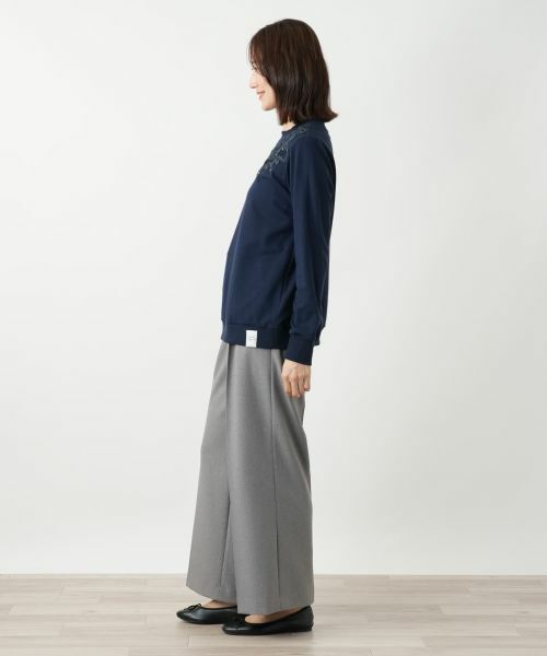 Leilian / レリアン カットソー | 刺繍スウェットプルオーバー【MUSE BY ROCHAS Premiere】 | 詳細5