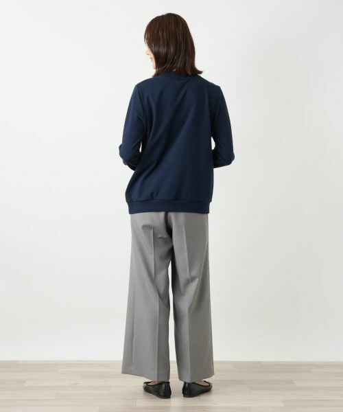 Leilian / レリアン カットソー | 刺繍スウェットプルオーバー【MUSE BY ROCHAS Premiere】 | 詳細6