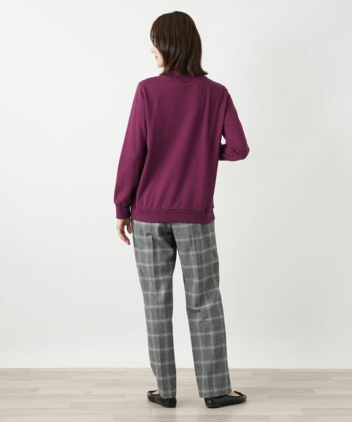 Leilian / レリアン カットソー | 刺繍スウェットプルオーバー【MUSE BY ROCHAS Premiere】 | 詳細9