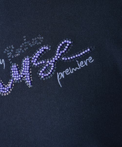 Leilian / レリアン カットソー | ビーズ刺繍スウェットプルオーバー【MUSE BY ROCHAS Premiere】 | 詳細15