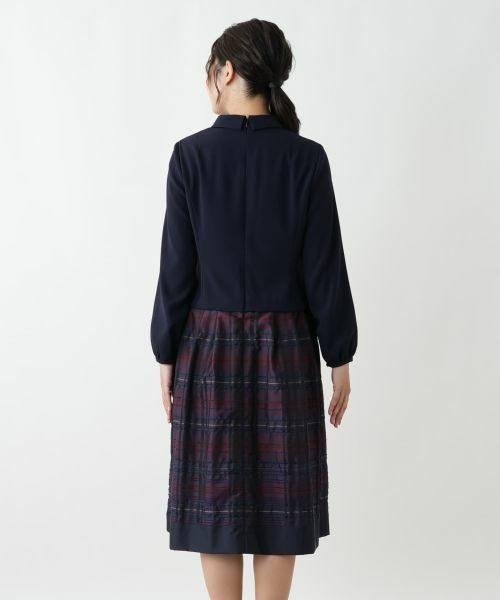 Leilian / レリアン ドレス | ドッキングフレアワンピース【Leilian WHITE LABEL】 | 詳細6