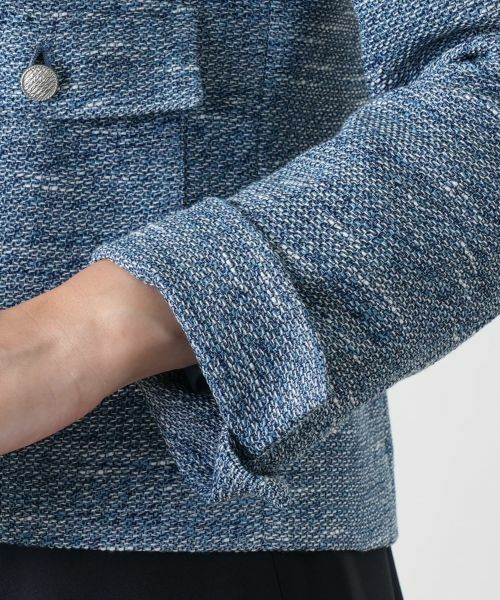 Leilian / レリアン テーラードジャケット | ノーカラージャケット【Leilian WHITE LABEL】 | 詳細11