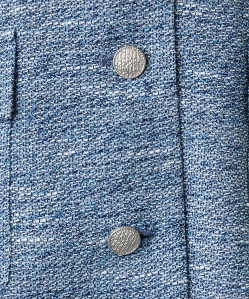 Leilian / レリアン テーラードジャケット | ノーカラージャケット【Leilian WHITE LABEL】 | 詳細13