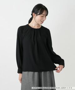 Leilian / レリアン シャツ・ブラウス | タックデザインブラウス【Leilian WHITE LABEL】