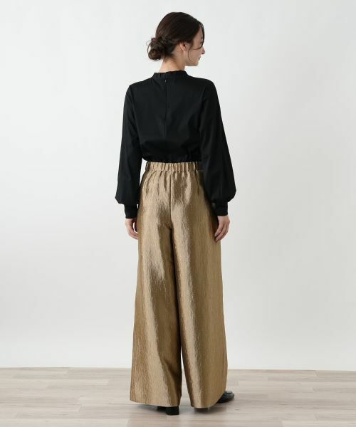 Leilian / レリアン その他パンツ | ワッシャーワイドパンツ | 詳細3