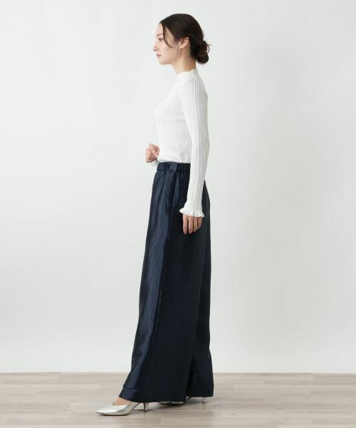 Leilian / レリアン その他パンツ | ワッシャーワイドパンツ | 詳細5