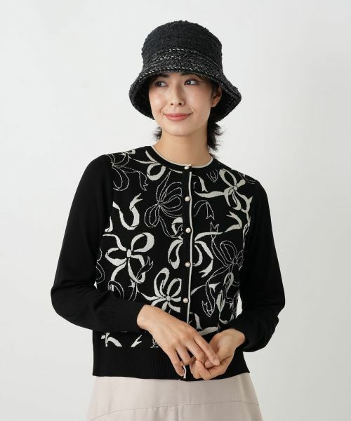 Leilian / レリアン ハット | ニットクロッシェハット【VECCHI】 | 詳細4