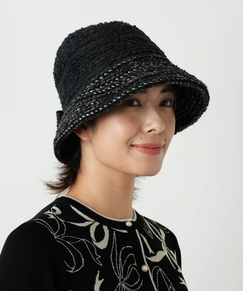 Leilian / レリアン ハット | ニットクロッシェハット【VECCHI】 | 詳細6