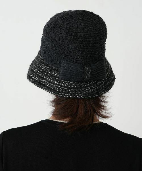Leilian / レリアン ハット | ニットクロッシェハット【VECCHI】 | 詳細7