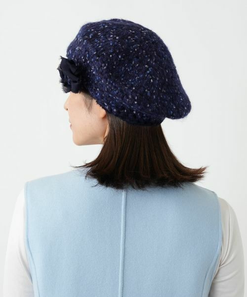 Leilian / レリアン ハット | ミックスニットベレー【FERRUCCIO VECCHI】 | 詳細11