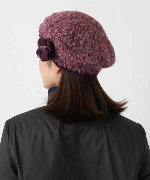 Leilian / レリアン ハット | ミックスニットベレー【FERRUCCIO VECCHI】 | 詳細15