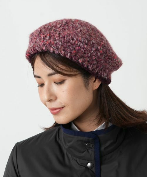 Leilian / レリアン ハット | ミックスニットベレー【FERRUCCIO VECCHI】 | 詳細17