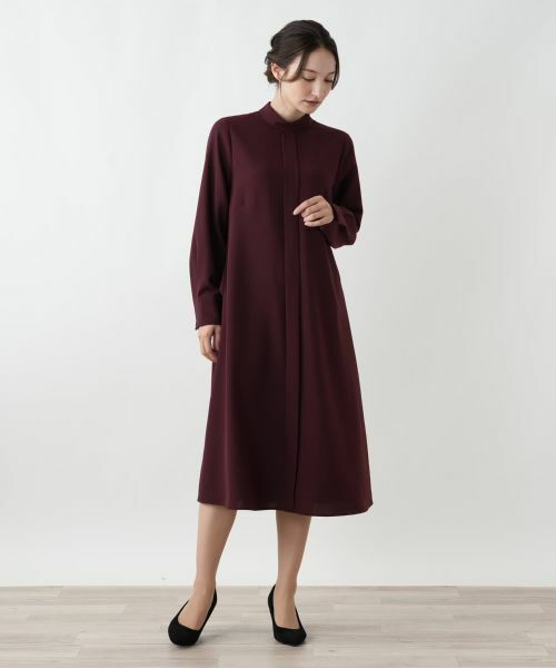 Leilian / レリアン ドレス | バンドカラーワンピース | 詳細10