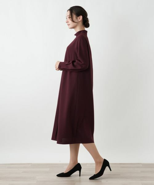 Leilian / レリアン ドレス | バンドカラーワンピース | 詳細11