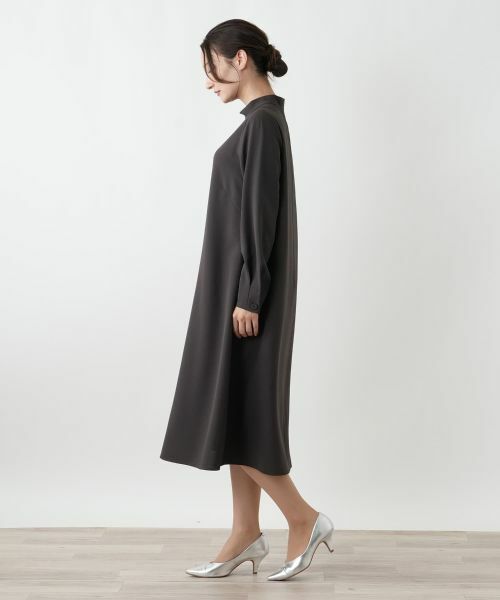 Leilian / レリアン ドレス | バンドカラーワンピース | 詳細2