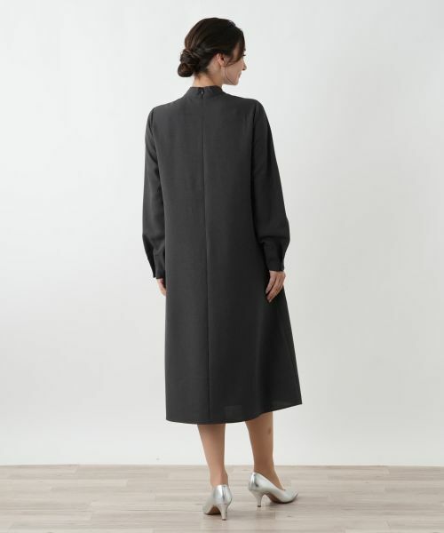 Leilian / レリアン ドレス | バンドカラーワンピース | 詳細9