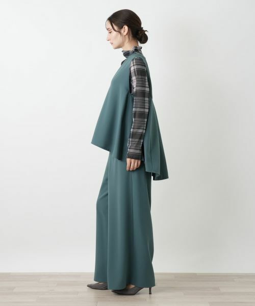 Leilian / レリアン テーラードジャケット | Vネックフレアベスト | 詳細11