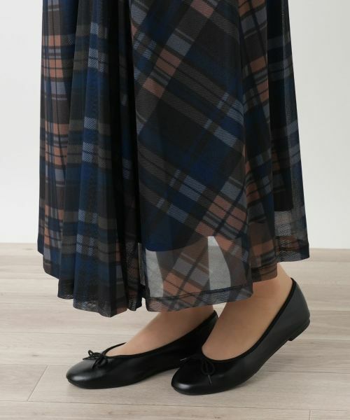 Leilian / レリアン ミニ・ひざ丈スカート | チェックフレアスカート | 詳細12