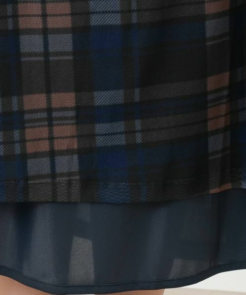 Leilian / レリアン ミニ・ひざ丈スカート | チェックフレアスカート | 詳細13