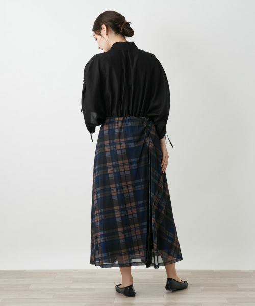 Leilian / レリアン ミニ・ひざ丈スカート | チェックフレアスカート | 詳細6