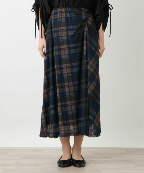 Leilian / レリアン ミニ・ひざ丈スカート | チェックフレアスカート | 詳細7