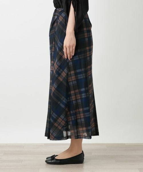 Leilian / レリアン ミニ・ひざ丈スカート | チェックフレアスカート | 詳細8