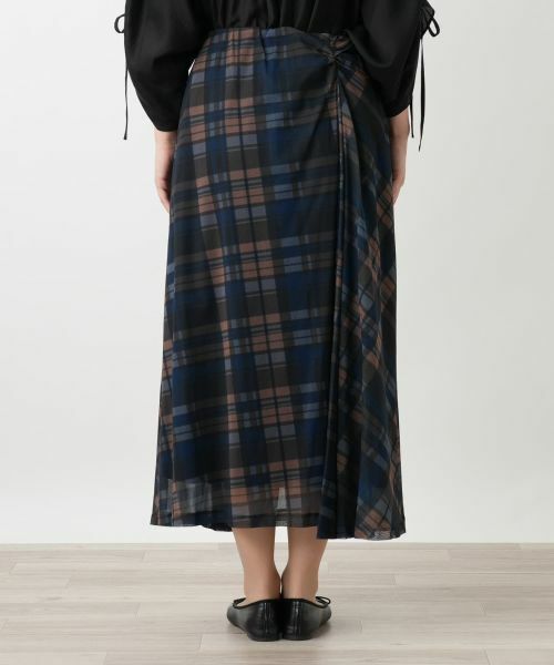 Leilian / レリアン ミニ・ひざ丈スカート | チェックフレアスカート | 詳細9