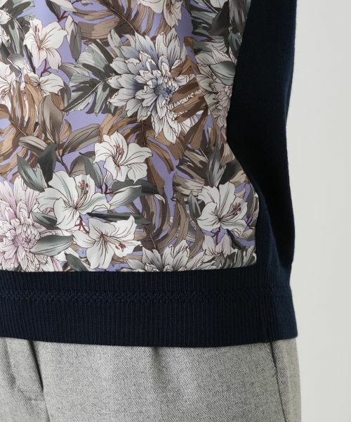 Leilian / レリアン ニット・セーター | 花柄切替クルーネックニット【ROCHAS Premiere】【ERICA】 | 詳細10