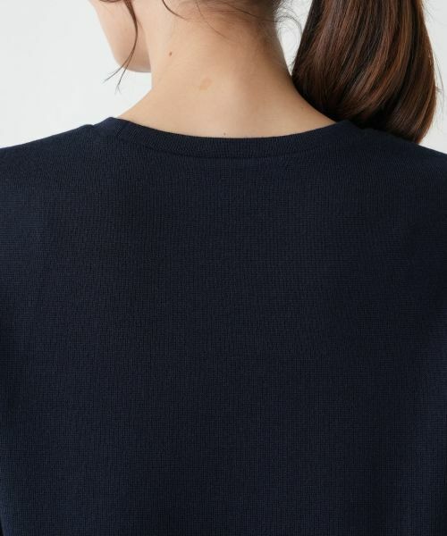 Leilian / レリアン ニット・セーター | 花柄切替クルーネックニット【ROCHAS Premiere】【ERICA】 | 詳細8