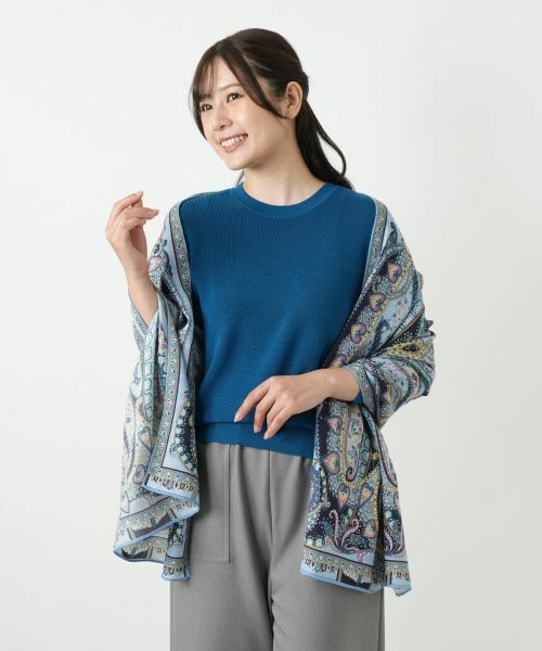 Leilian / レリアン マフラー・ショール・スヌード・ストール | ペイズリーストール【BINDA】 | 詳細3