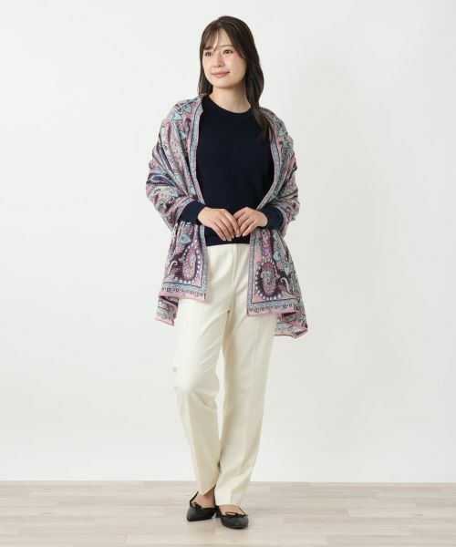 Leilian / レリアン マフラー・ショール・スヌード・ストール | ペイズリーストール【BINDA】 | 詳細4