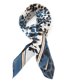 Leilian / レリアン バンダナ・スカーフ | プリントシルクスカーフ