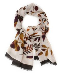 Leilian / レリアン マフラー・ショール・スヌード・ストール | ボタニカル柄ストール