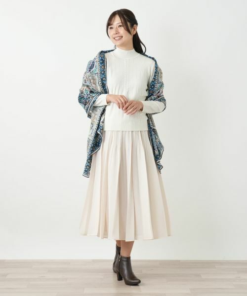 Leilian / レリアン マフラー・ショール・スヌード・ストール | 花柄ストール【BINDA】 | 詳細2