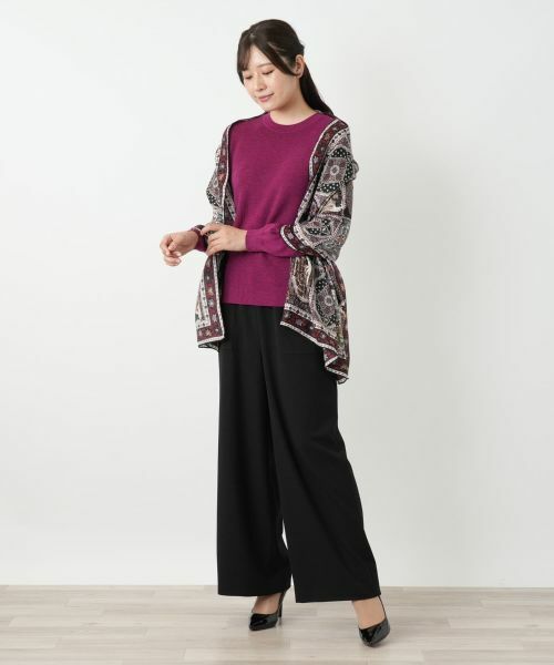 Leilian / レリアン マフラー・ショール・スヌード・ストール | 花柄ストール【BINDA】 | 詳細4