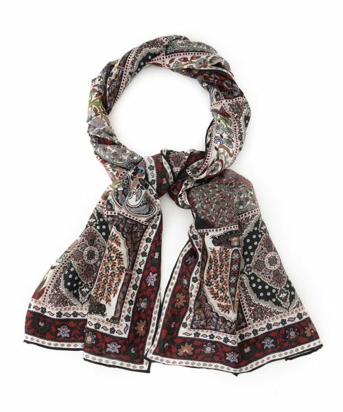 Leilian/レリアン 花柄ストール【BINDA】 ボルドー その他 Leilian/レリアン 花柄ストール【BINDA】 ボルドー その他