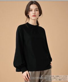 Leilian / レリアン カットソー | フリルカラーブラウス