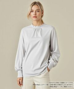 Leilian / レリアン カットソー | フリルカラーブラウス