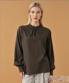 Leilian / レリアン カットソー | フリルカラーブラウス