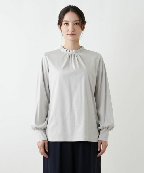 Leilian / レリアン カットソー | フリルカラーブラウス | 詳細10