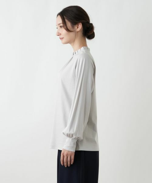 Leilian / レリアン カットソー | フリルカラーブラウス | 詳細11