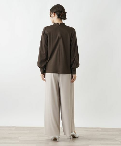 Leilian / レリアン カットソー | フリルカラーブラウス | 詳細3