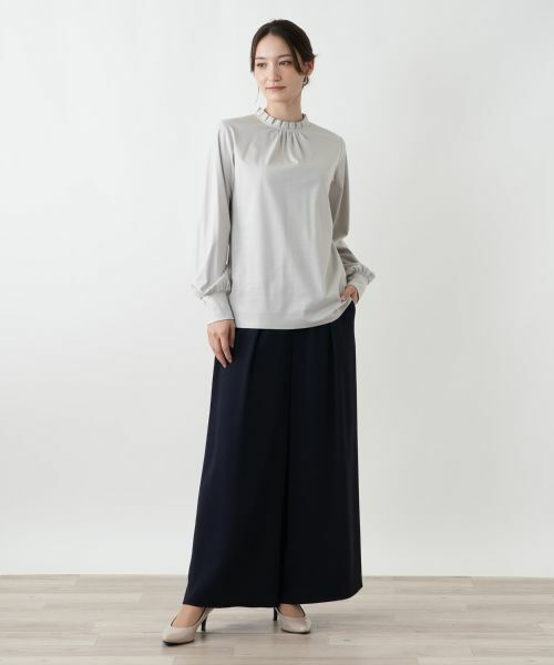 Leilian / レリアン カットソー | フリルカラーブラウス | 詳細7