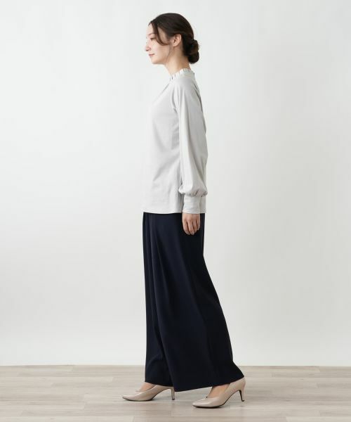 Leilian / レリアン カットソー | フリルカラーブラウス | 詳細8