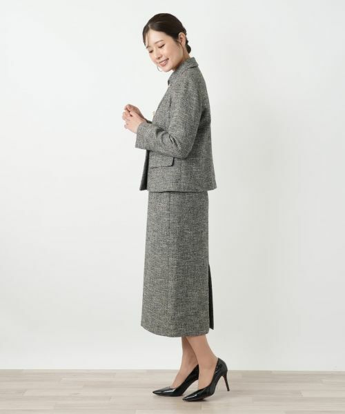 Leilian / レリアン テーラードジャケット | ダブルジャケット【ROCHAS Premiere】 | 詳細2