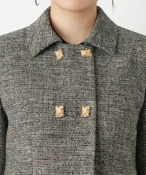 Leilian / レリアン テーラードジャケット | ダブルジャケット【ROCHAS Premiere】 | 詳細7