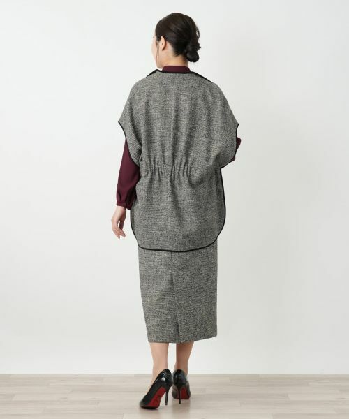 Leilian / レリアン テーラードジャケット | ケープ風ベスト【ROCHAS Premiere】 | 詳細3