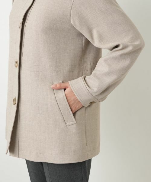 Leilian / レリアン テーラードジャケット | スタンドカラージャケット【ROCHAS Premiere】 | 詳細11