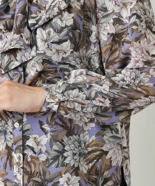 Leilian / レリアン シャツ・ブラウス | 花柄2WAYリボンブラウス【ROCHAS Premiere】【ERICA】 | 詳細12