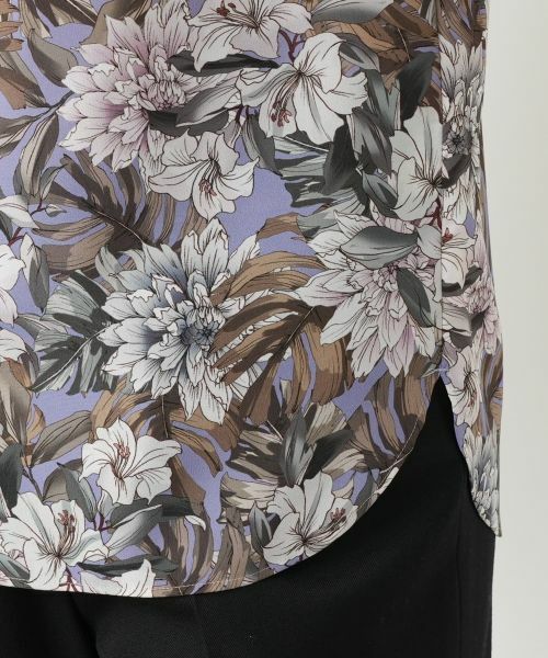 Leilian / レリアン シャツ・ブラウス | 花柄2WAYリボンブラウス【ROCHAS Premiere】【ERICA】 | 詳細13